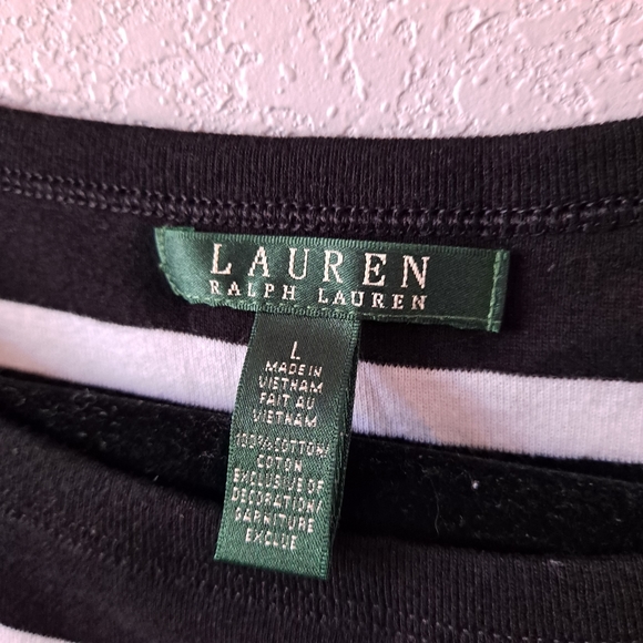 Ralph Lauren Black and White Striped dress - Picture 5 of 7